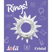 Прозрачное эрекционное кольцо Rings Cristal - Lola Games - в Балаково купить с доставкой