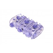 Фиолетовая насадка на пенис Rings Armour - Lola Games - в Балаково купить с доставкой