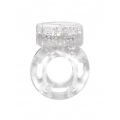 Прозрачное эрекционное кольцо с вибрацией Rings Axle-pin - Lola Games - в Балаково купить с доставкой