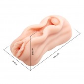 Реалистичная вагина-мастурбатор с необычным дизайном - Baile - в Балаково купить с доставкой