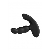 Черный силиконовый стимулятор простаты Levett Nitoc с пультом ДУ - Levett - в Балаково купить с доставкой