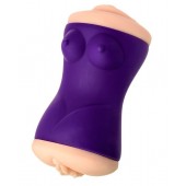 Двухсторонний мастурбатор JOS YARA в фиолетовой колбе - JOS - в Балаково купить с доставкой