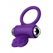 Фиолетовое виброкольцо с ресничками JOS PERY - JOS - в Балаково купить с доставкой