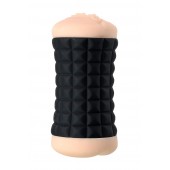 Двухсторонний мастурбатор JOS JANICE в черном цилиндре - JOS - в Балаково купить с доставкой