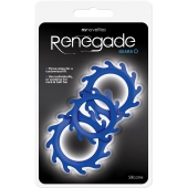 Набор из 3 синих эрекционных колец Renegade Gears - NS Novelties - в Балаково купить с доставкой