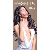 Кляп-трензель Lora с металлическими кольцами - Rebelts - купить с доставкой в Балаково