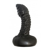 Чёрный анальный плаг с пупырышками для стимуляции простаты - 9,5 см. - LOVETOY (А-Полимер) - в Балаково купить с доставкой