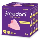 Женские гигиенические тампоны без веревочки FREEDOM mini - 3 шт. - Freedom - купить с доставкой в Балаково