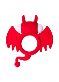 Красное эрекционное кольцо на пенис JOS COCKY DEVIL - JOS - в Балаково купить с доставкой