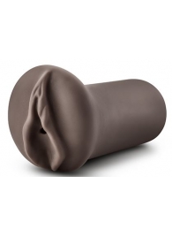 Коричневый мастубратор-вагина Nicole s Kitty - Blush Novelties - в Балаково купить с доставкой