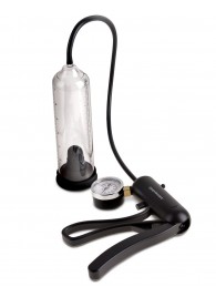 Вакуумная мужская помпа с датчиком давления Pro-Gauge Power Pump - Pipedream - в Балаково купить с доставкой