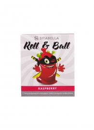Стимулирующий презерватив-насадка Roll   Ball Raspberry - Sitabella - купить с доставкой в Балаково