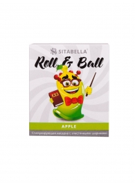 Стимулирующий презерватив-насадка Roll   Ball Apple - Sitabella - купить с доставкой в Балаково
