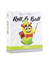 Стимулирующий презерватив-насадка Roll   Ball Apple - Sitabella - купить с доставкой в Балаково