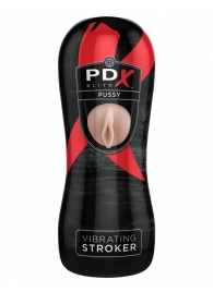 Мастурбатор-вагина Vibrating Pussy Stroker с вибрацией - Pipedream - в Балаково купить с доставкой