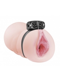 Мастурбатор-вагина с виброкольцом Satisfaction Darling - Lola Games - в Балаково купить с доставкой