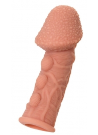 Насадка на фаллос с пузыриками, венками и ребристостью KOKOS Extreme Sleeve 09 - 12,7 см. - KOKOS - в Балаково купить с доставкой