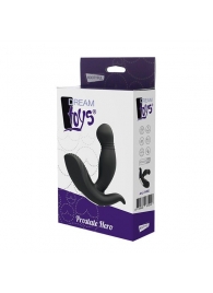 Черный вибромассажер простаты PROSTATE HERO - Dream Toys - в Балаково купить с доставкой