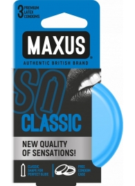 Классические презервативы в железном кейсе MAXUS Classic - 3 шт. - Maxus - купить с доставкой в Балаково