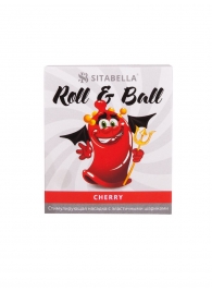 Стимулирующий презерватив-насадка Roll   Ball Cherry - Sitabella - купить с доставкой в Балаково