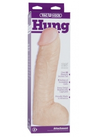 Огромная насадка-реалистик Vac-U-Lock Realistic Hung - 31,7 см. - Doc Johnson - купить с доставкой в Балаково