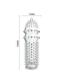 Закрытая прозрачная насадка Crystal sleeve - 14,2 см. - Erowoman-Eroman - в Балаково купить с доставкой