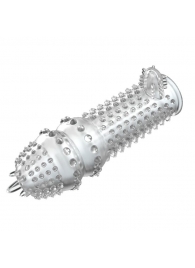 Закрытая прозрачная насадка Crystal sleeve - 14,2 см. - Erowoman-Eroman - в Балаково купить с доставкой