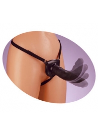 Черный податливый страпон Posable Partner Strap-On - 17,8 см. - Pipedream - купить с доставкой в Балаково