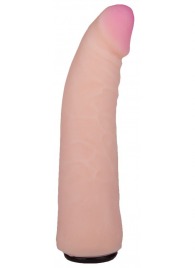 Телесная изогнутая насадка на Harness с коннектором GREEN LINE - 18 см. - LOVETOY (А-Полимер) - купить с доставкой в Балаково