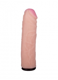 Черный пояс-трусики с насадкой  Гламур Dana  - 15,5 см. - LOVETOY (А-Полимер) - купить с доставкой в Балаково