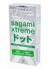 Презервативы Sagami Xtreme Type-E с точками - 10 шт. - Sagami - купить с доставкой в Балаково