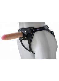 Универсальный мягкий пояс с насадкой Hard brutal BDSM-КОНСУЛ - 17 см. - LOVETOY (А-Полимер) - купить с доставкой в Балаково
