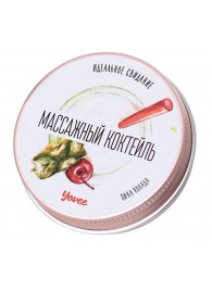 Массажная свеча «Массажный коктейль» с ароматом пина колады - 30 мл. - ToyFa - купить с доставкой в Балаково