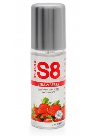 Смазка на водной основе S8 Flavored Lube со вкусом клубники - 125 мл. - Stimul8 - купить с доставкой в Балаково