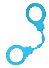 Голубые силиконовые наручники A-Toys без ключа - A-toys - купить с доставкой в Балаково