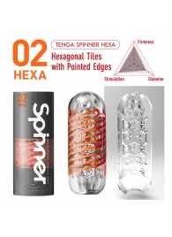 Мастурбатор SPINNER Hexa - Tenga - в Балаково купить с доставкой