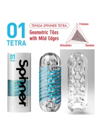 Мастурбатор SPINNER Tetra - Tenga - в Балаково купить с доставкой