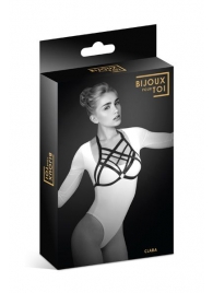 Черная упряжь на грудь Clara - Bijoux Pour Toi - купить с доставкой в Балаково