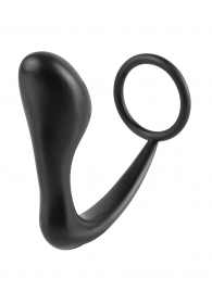 Эрекционное кольцо с анальной пробкой Ass-Gasm Cockring Plug - Pipedream - в Балаково купить с доставкой