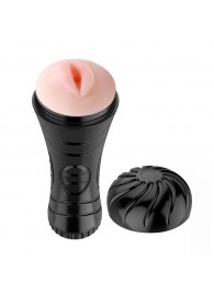 Мастурбатор-ротик в тубе с 7 уровнями вибрации и выносным пультом - Baile - в Балаково купить с доставкой