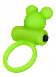 Зеленое виброкольцо на пенис A-Toys - A-toys - в Балаково купить с доставкой