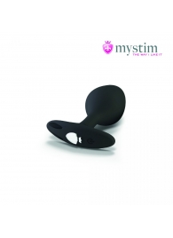 Черная пробка Mystim Rocking Vibe S с возможностью подключения к электростимулятору - 9,7 см. - MyStim - купить с доставкой в Балаково