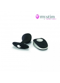 Черная пробка Mystim Rocking Vibe S с возможностью подключения к электростимулятору - 9,7 см. - MyStim - купить с доставкой в Балаково