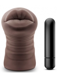 Коричневый мастурбатор-ротик Renee - Blush Novelties - в Балаково купить с доставкой