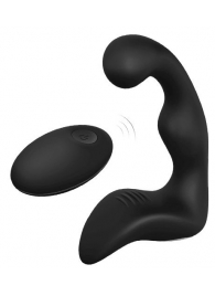 Черный вибромассажер простаты REMOTE BOOTY PLEASER - Dream Toys - в Балаково купить с доставкой