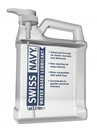 Канистра лубриканта Swiss Navy Water Based Lube на водной основе - 3,8 л. - Swiss navy - купить с доставкой в Балаково