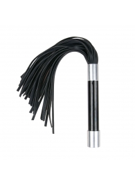 Черная плеть Easytoys Flogger With Metal Grip - 38 см. - Easy toys - купить с доставкой в Балаково