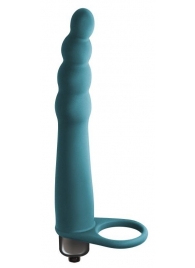 Зеленая вибронасадка для двойного проникновения Bramble - 16,5 см. - Lola Games - купить с доставкой в Балаково