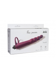 Бордовая вибронасадка для двойного проникновения Bramble - 16,5 см. - Lola Games - купить с доставкой в Балаково