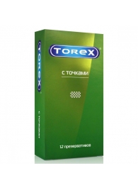 Текстурированные презервативы Torex  С точками  - 12 шт. - Torex - купить с доставкой в Балаково